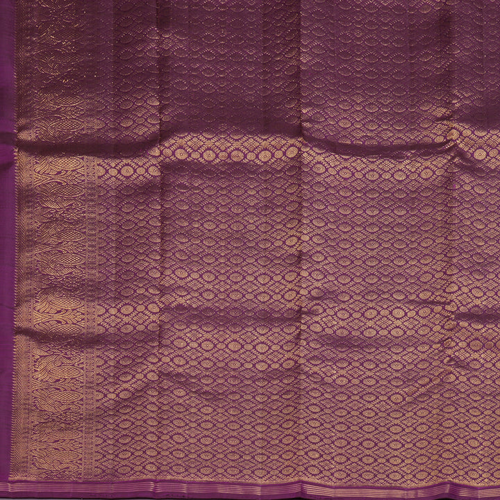 Hayagrivas Handloom Purple Kanjivaram Silk Saree SSCBF59E30-2
