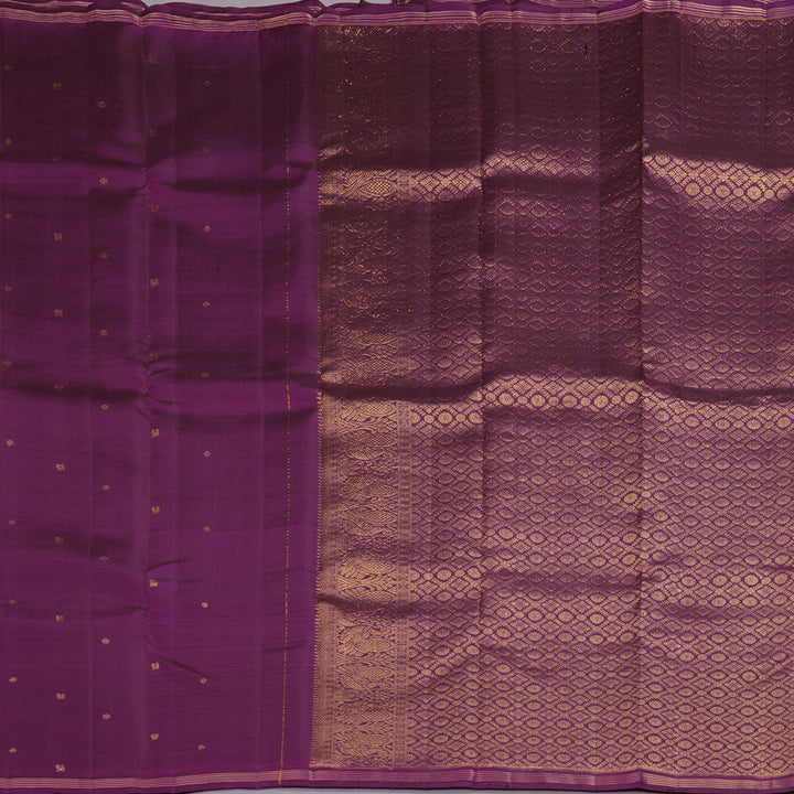 Hayagrivas Handloom Purple Kanjivaram Silk Saree SSCBF59E30-2