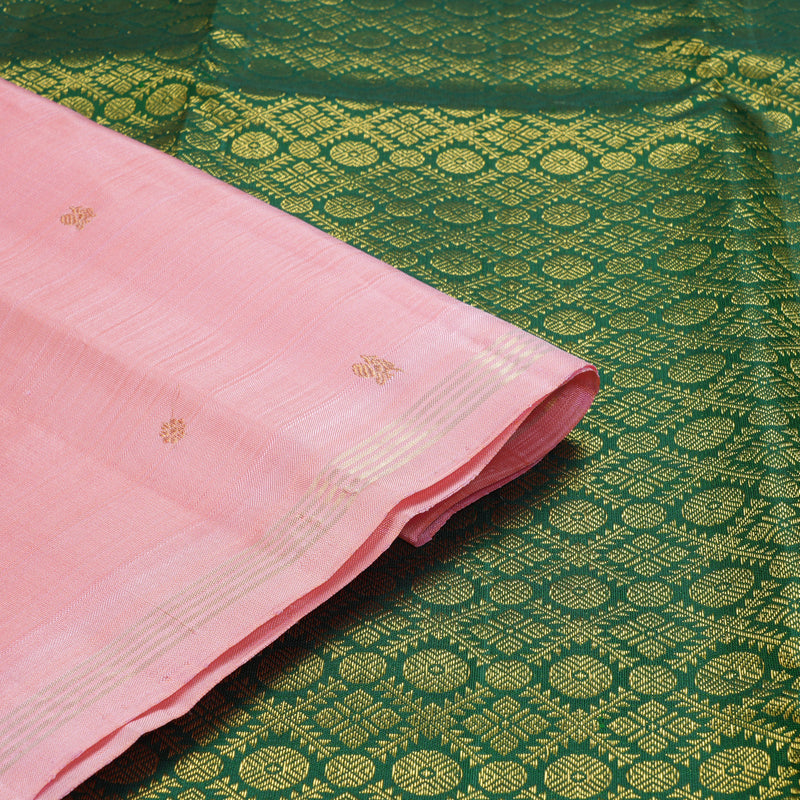 Hayagrivas Handloom Baby Pink Kanjivaram Silk Saree SSCBF59E30-3