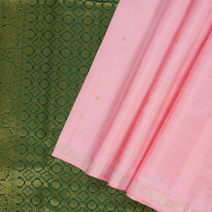 Hayagrivas Handloom Baby Pink Kanjivaram Silk Saree SSCBF59E30-3