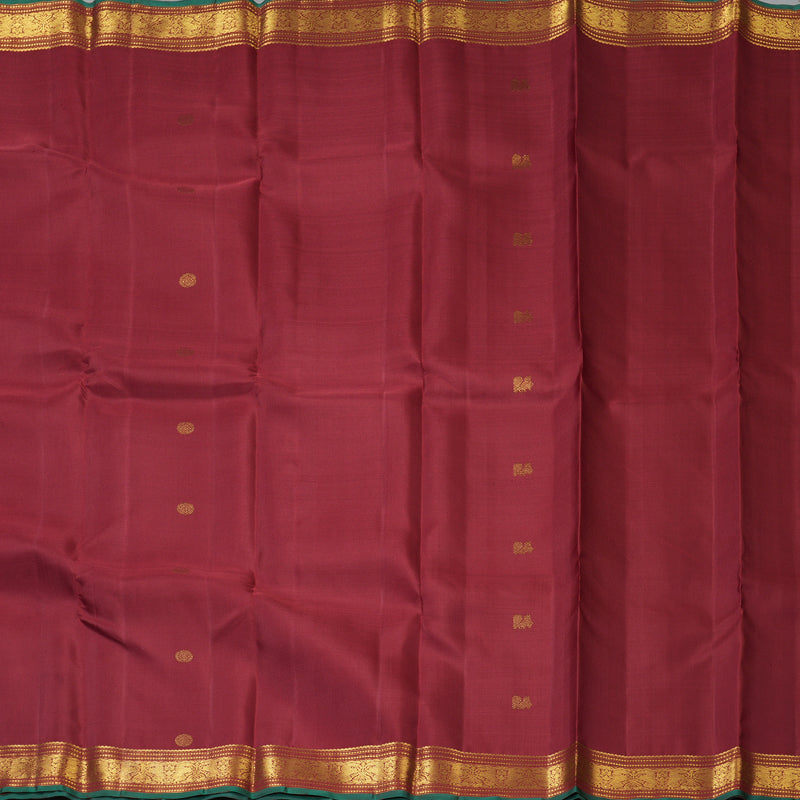Hayagrivas Handloom Maroon Kanjivaram Silk Saree SSCBF59E31-2