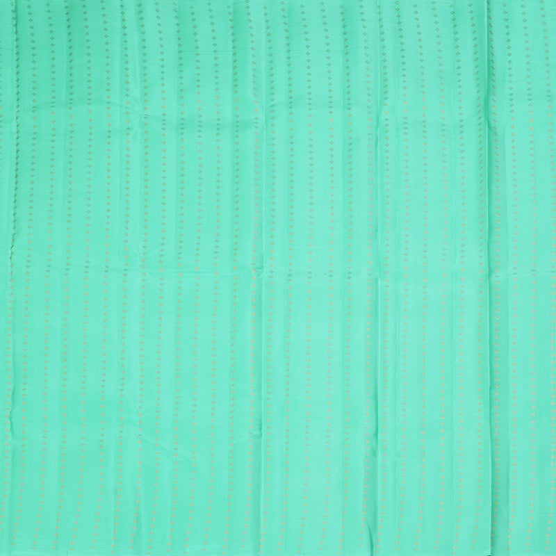 Hayagrivas Handloom Bright Teal Kanjivaram Silk Saree SSCBF59E32-1