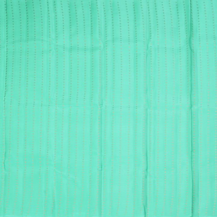Hayagrivas Handloom Bright Teal Kanjivaram Silk Saree SSCBF59E32-1
