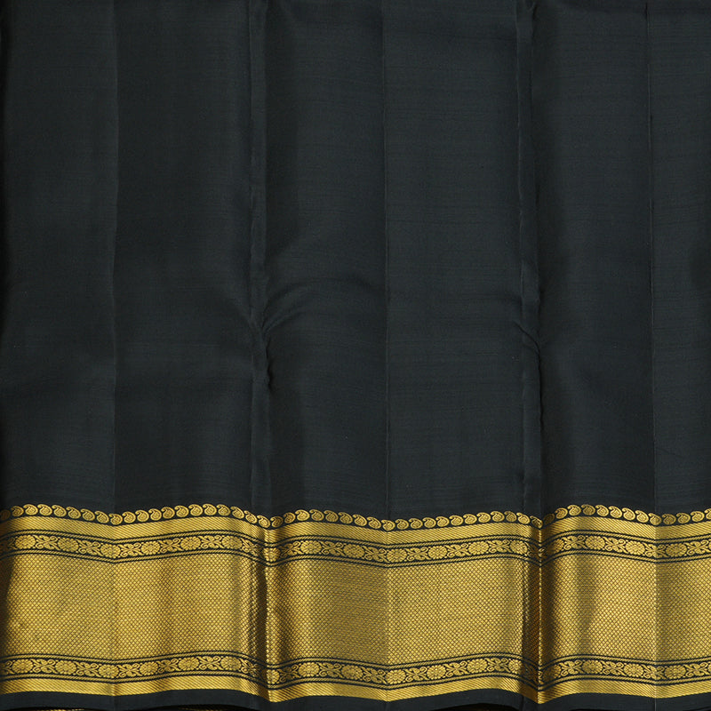 Hayagrivas Handloom Black Kanjivaram Silk Saree SSCBF59E4-1