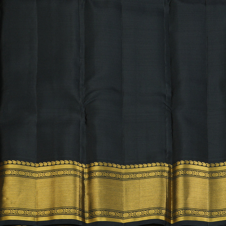 Hayagrivas Handloom Black Kanjivaram Silk Saree SSCBF59E4-1