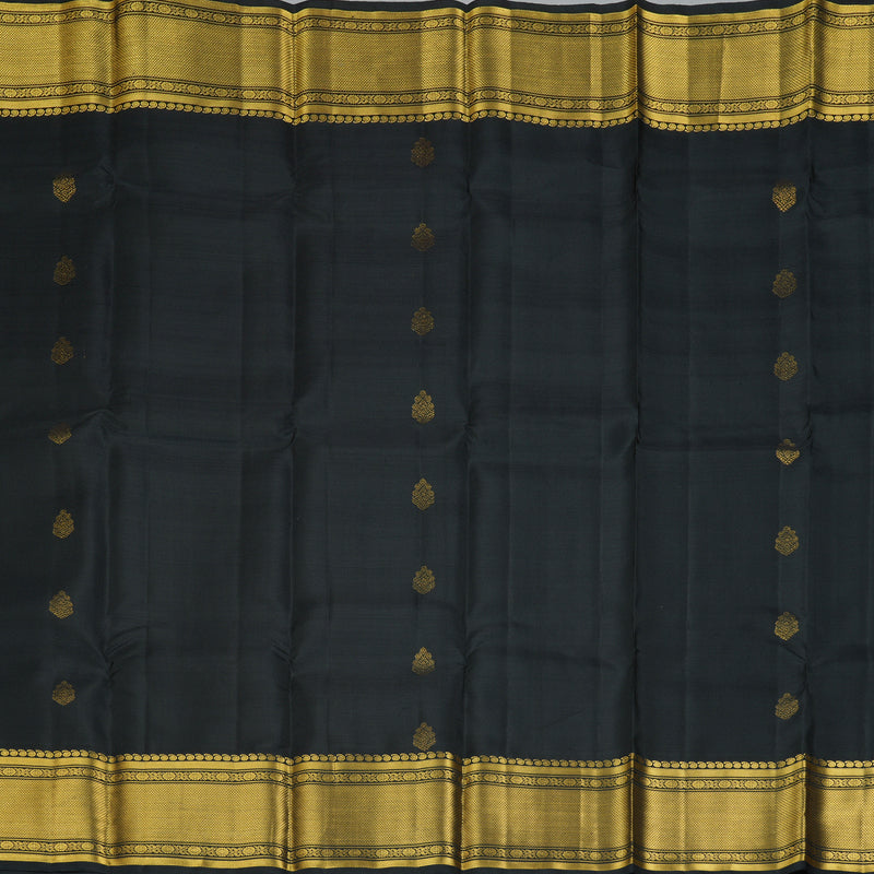 Hayagrivas Handloom Black Kanjivaram Silk Saree SSCBF59E4-1