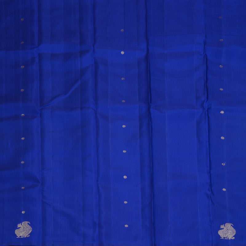 Hayagrivas Handloom MS Blue Kanjivaram Silk Saree SSCBF59E6-1