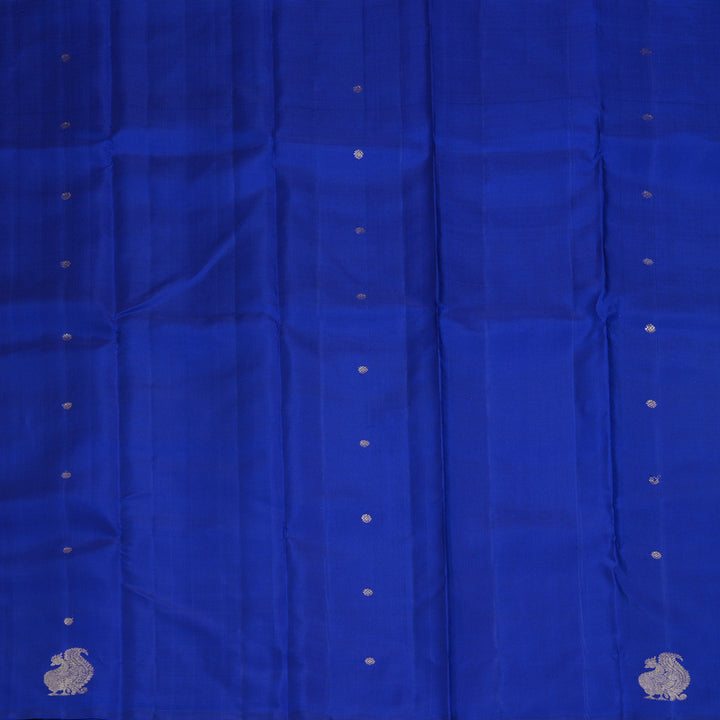 Hayagrivas Handloom MS Blue Kanjivaram Silk Saree SSCBF59E6-1