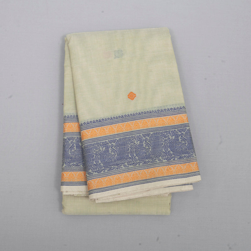 Hayagrivas Pista Green Handloom Kanchi Cotton Saree SSCBF66E3-4