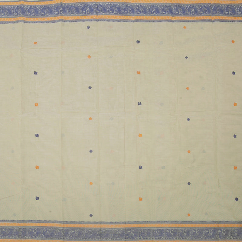 Hayagrivas Pista Green Handloom Kanchi Cotton Saree SSCBF66E3-4