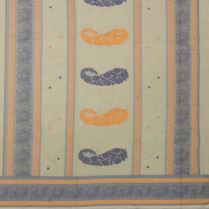 Hayagrivas Pista Green Handloom Kanchi Cotton Saree SSCBF66E3-4