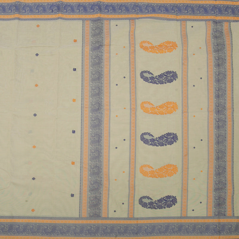Hayagrivas Pista Green Handloom Kanchi Cotton Saree SSCBF66E3-4