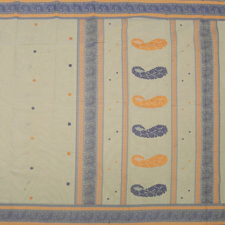 Hayagrivas Pista Green Handloom Kanchi Cotton Saree SSCBF66E3-4