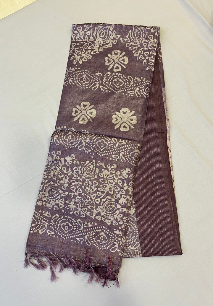 Hayagrivas Onion Pink Semi Tussar Saree SSCBF68E7-8