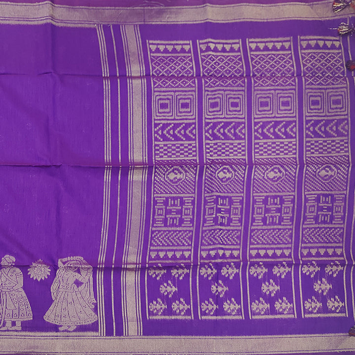 Hayagrivas Purple Fancy Cotton Saree SSCBF84F1-5