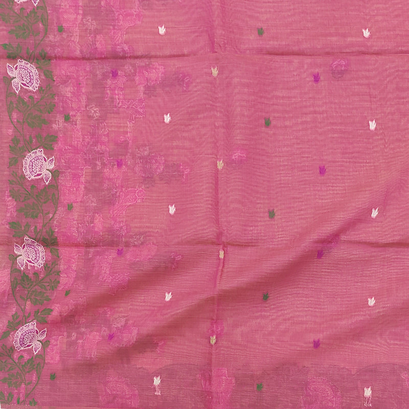 Hayagrivas Pista Green Fancy Cotton Saree SSCBF84F15-6