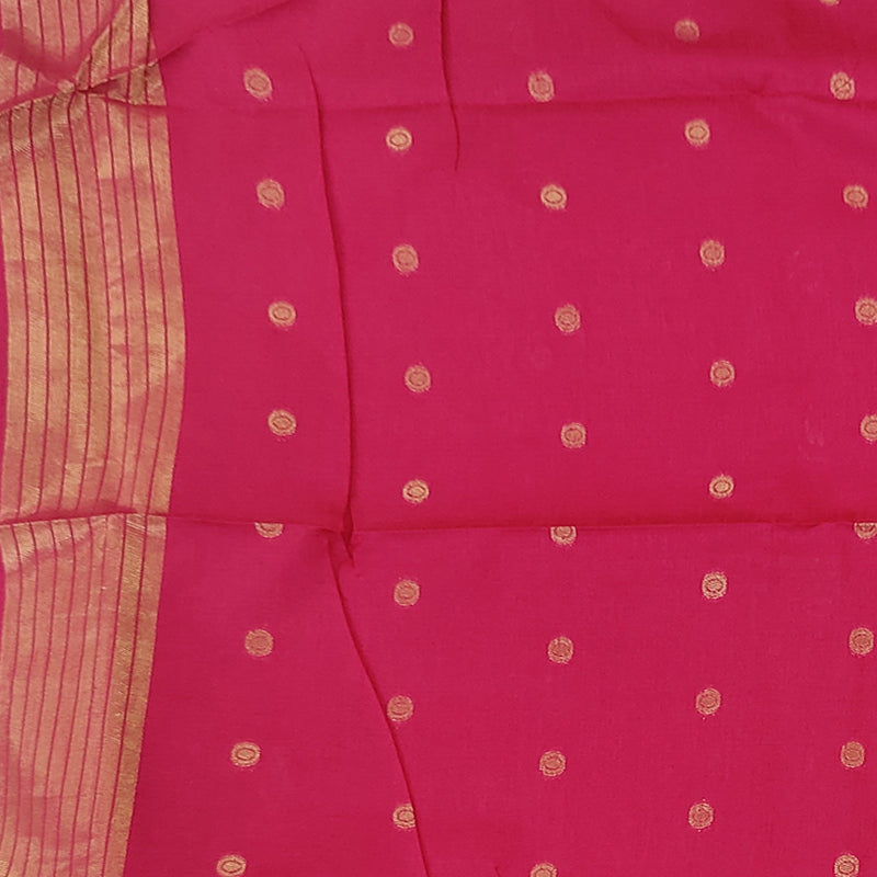 Hayagrivas Pink Fancy Cotton Saree SSCBF84F3-7