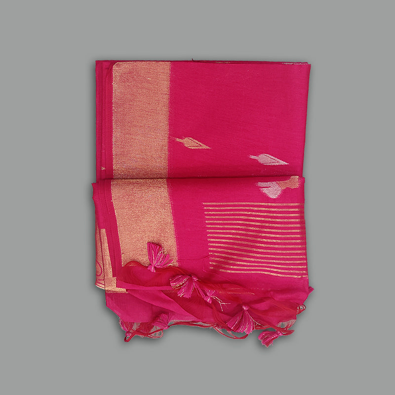 Hayagrivas Pink Fancy Cotton Saree SSCBF84F3-7