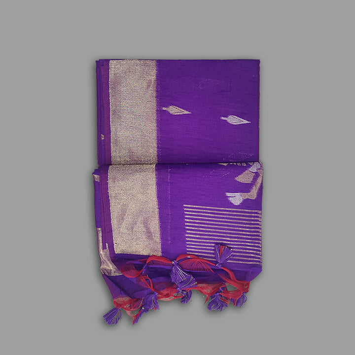 Hayagrivas Purple Fancy Cotton Saree SSCBF84F3-8