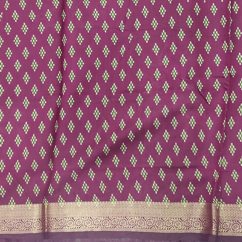 Hayagrivas Mehandi Green Fancy Cotton Saree SSCBF89F9-5