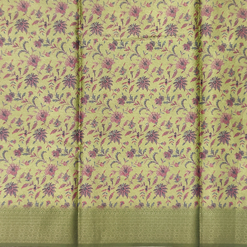Hayagrivas Elaichi Green Fancy Cotton Saree SSCBF92F10-9