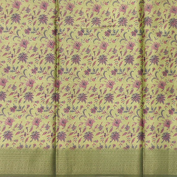 Hayagrivas Elaichi Green Fancy Cotton Saree SSCBF92F10-9