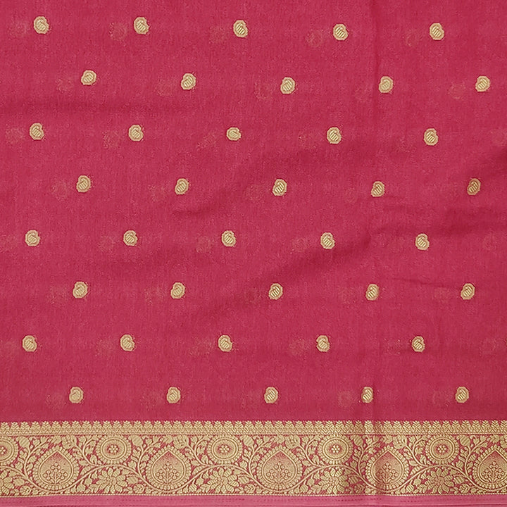 Hayagrivas Pink Fancy Cotton Saree SSCBF92F11-3