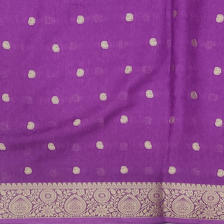 Hayagrivas Purple Fancy Cotton Saree SSCBF92F11-8