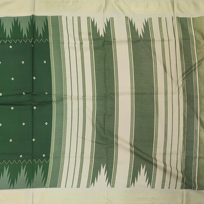 Hayagrivas Green Fancy Cotton Saree SSCBF92F9-2