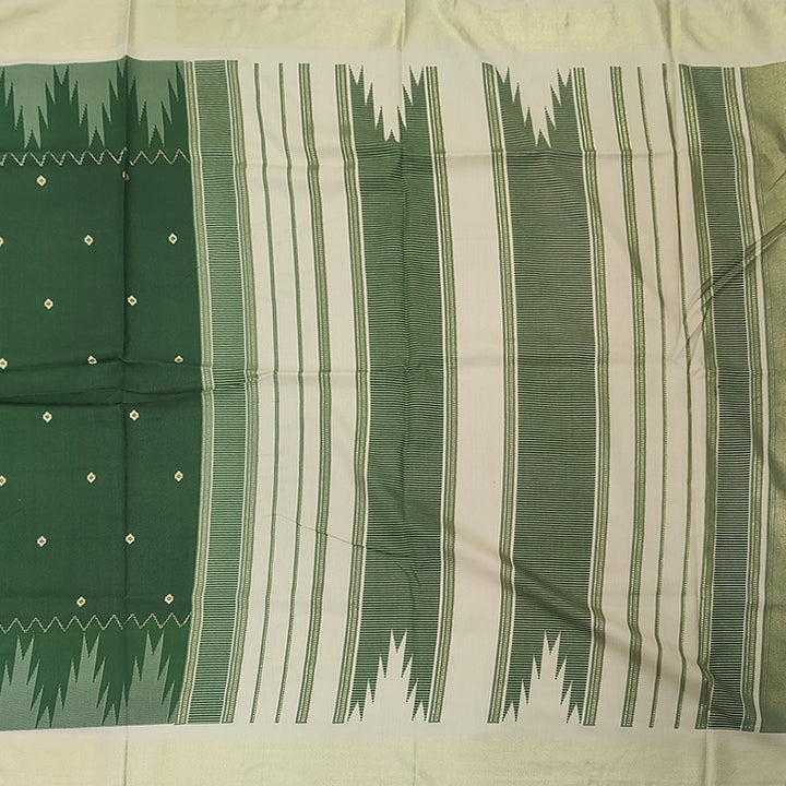 Hayagrivas Green Fancy Cotton Saree SSCBF92F9-2