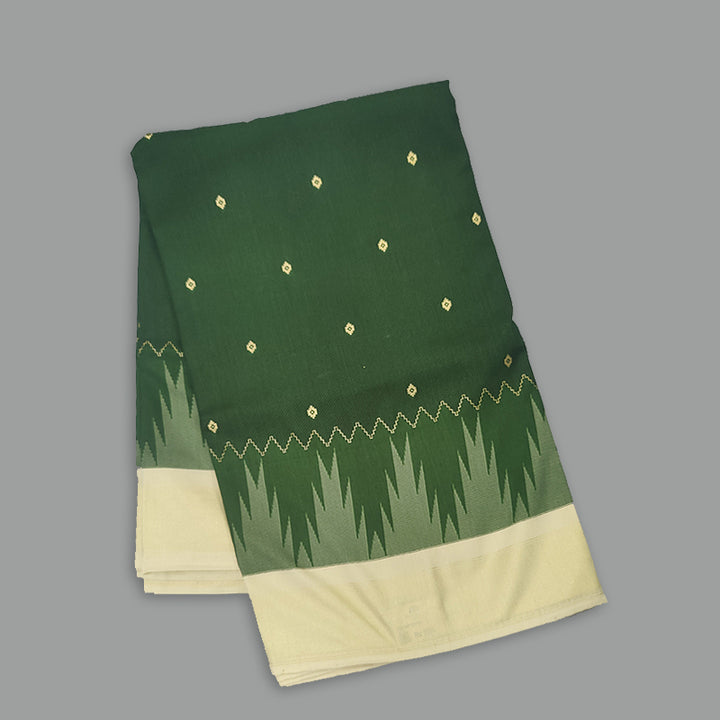 Hayagrivas Green Fancy Cotton Saree SSCBF92F9-2