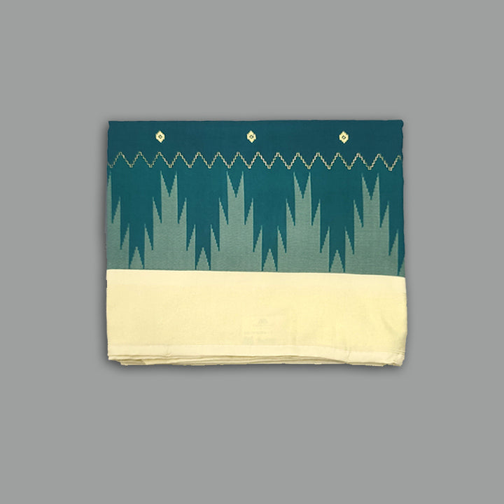 Hayagrivas Rama Green Fancy Cotton Saree SSCBF92F9-3