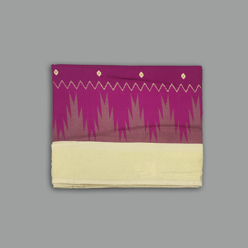 Hayagrivas Magenta Fancy Cotton Saree SSCBF92F9-7