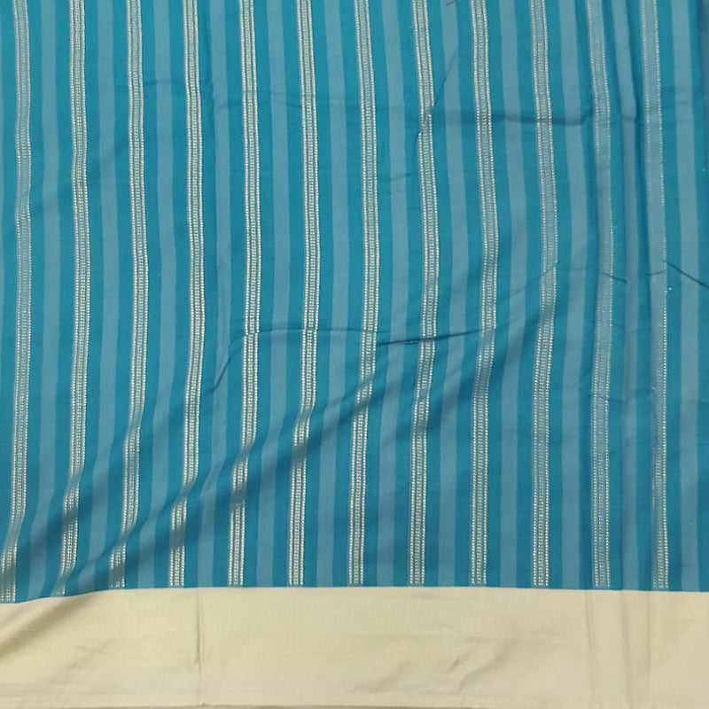 Hayagrivas Sky Blue Fancy Cotton Saree SSCBF92F9-8
