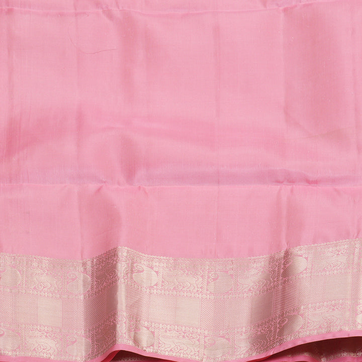 Hayagrivas Baby Pink Handloom Soft Silk Saree SSKBF149H10-4