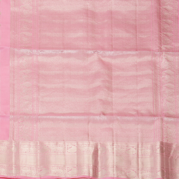 Hayagrivas Baby Pink Handloom Soft Silk Saree SSKBF149H10-4