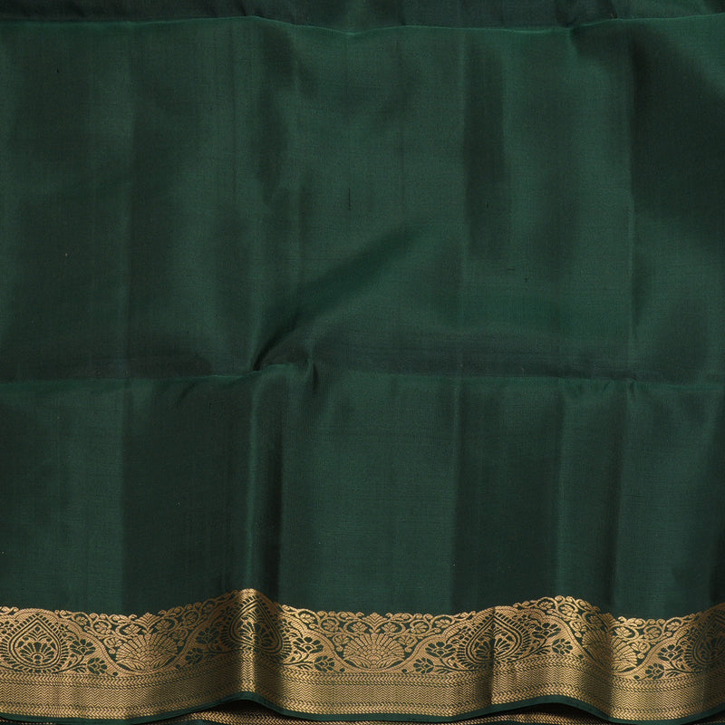 Hayagrivas Bottle Green Handloom Soft Silk Saree SSKBF149H12-1