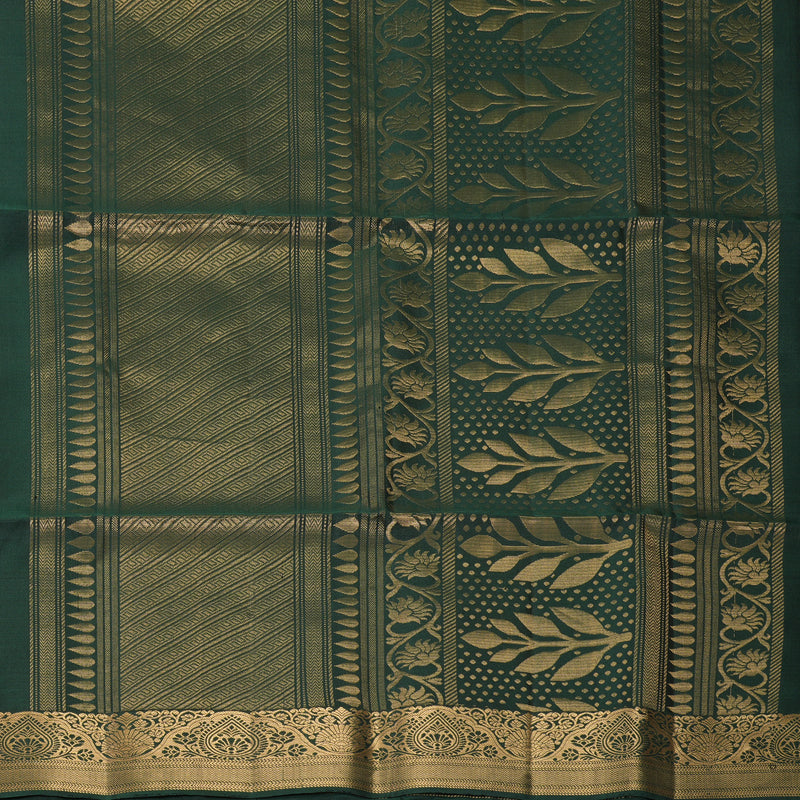 Hayagrivas Bottle Green Handloom Soft Silk Saree SSKBF149H12-1