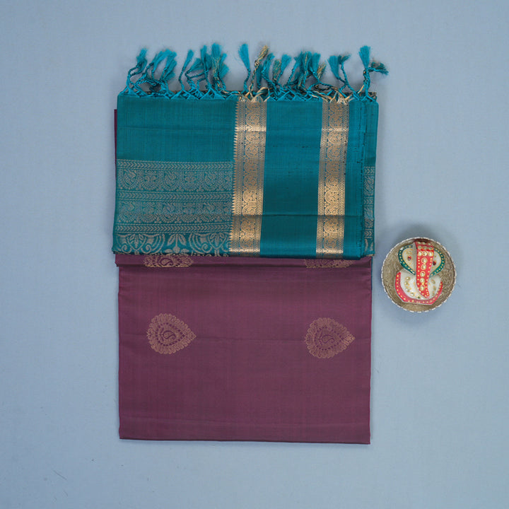 Hayagrivas Purple Handloom Soft Silk Saree SSKBF149H2-2