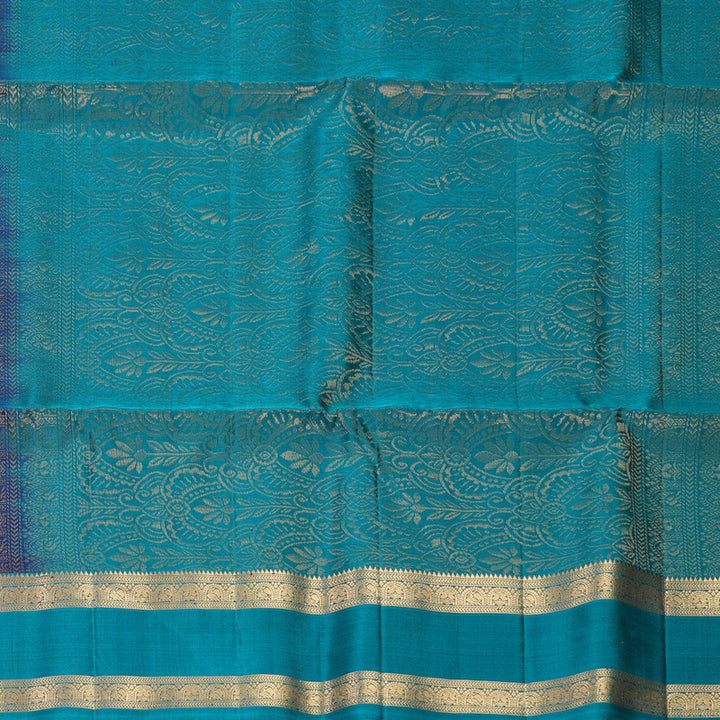 Hayagrivas Royal Blue Handloom Soft Silk Saree SSKBF149H2-3