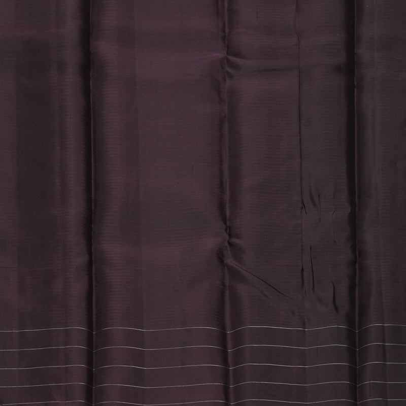 Hayagrivas Mustard &amp; Plum Purple Handloom Soft Silk Saree SSKBF149H5-1
