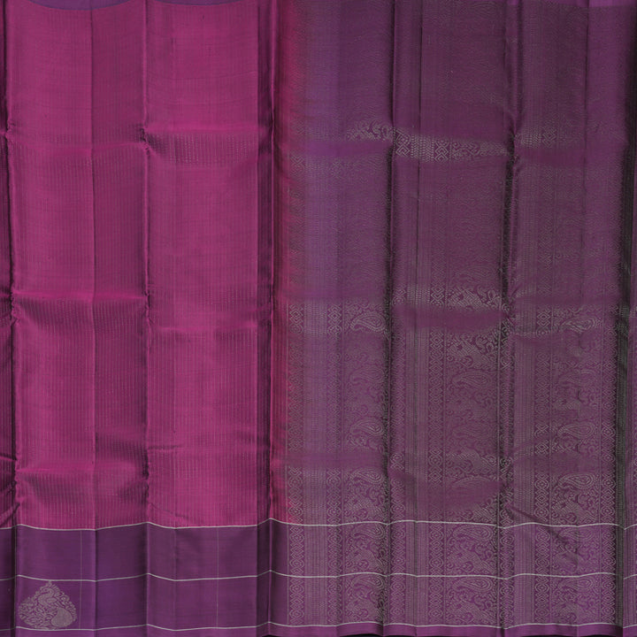 Hayagrivas Magenta Handloom Soft Silk Saree SSKBF149H6-1