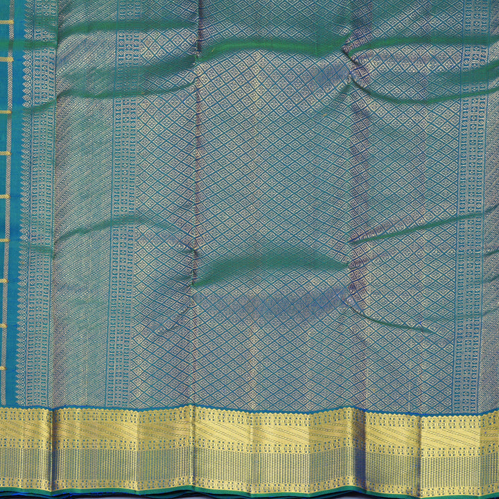 Hayagrivas Handloom Mayilkazhuthu Kanjivaram Silk Saree SSKBF154H3-1