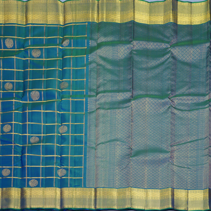 Hayagrivas Handloom Mayilkazhuthu Kanjivaram Silk Saree SSKBF154H3-1