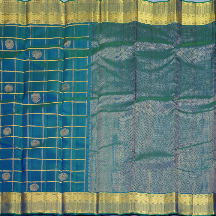 Hayagrivas Handloom Mayilkazhuthu Kanjivaram Silk Saree SSKBF154H3-1
