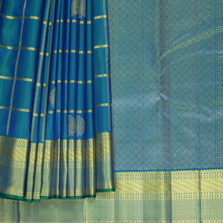 Hayagrivas Handloom Mayilkazhuthu Kanjivaram Silk Saree SSKBF154H3-1