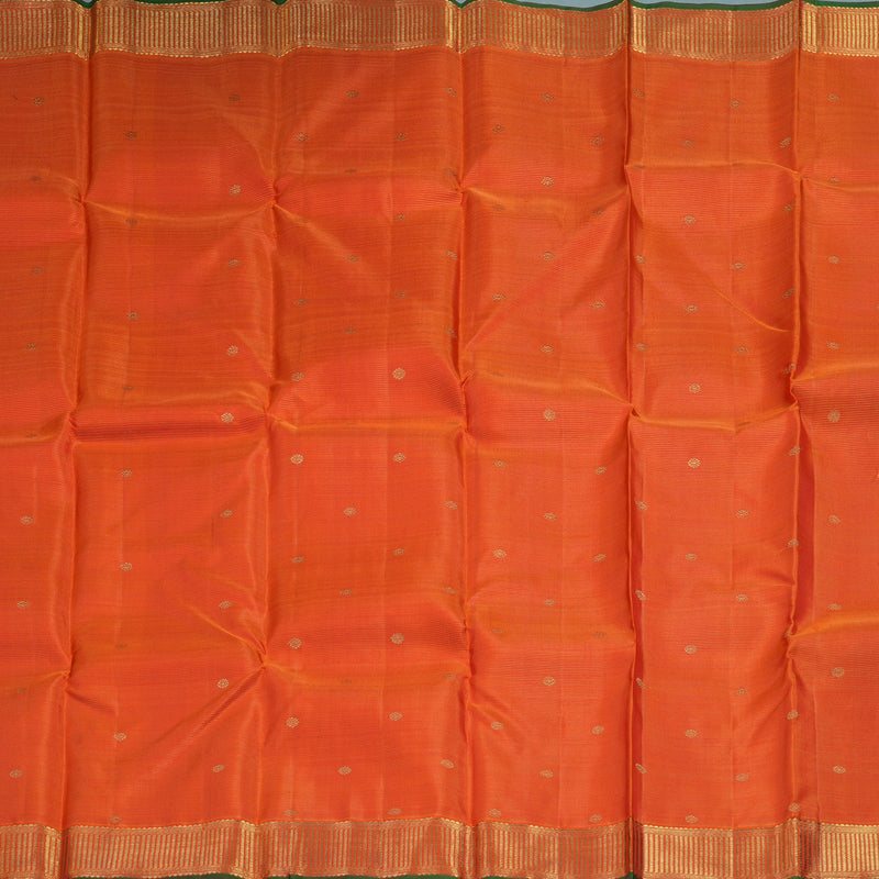 Hayagrivas Handloom Fanta Orange Kanjivaram Silk Saree SSKBF22D1-1
