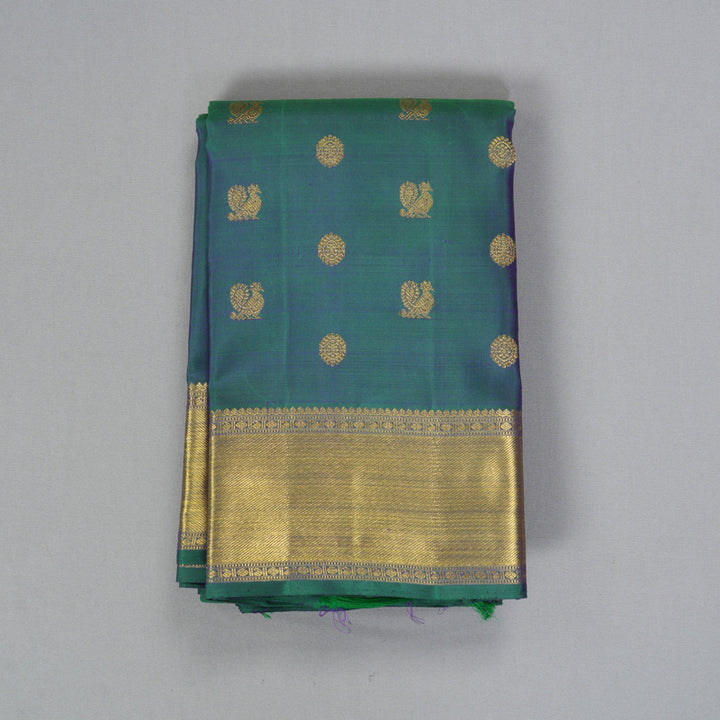 Hayagrivas Handloom Mayilkazhuthu Kanjivaram Silk Saree SSKBF39D2-1