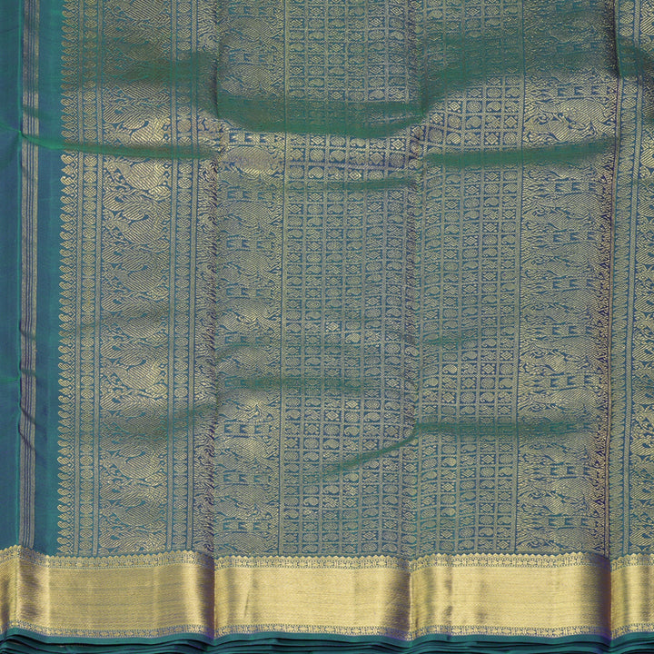 Hayagrivas Handloom Mayilkazhuthu Kanjivaram Silk Saree SSKBF39D2-1