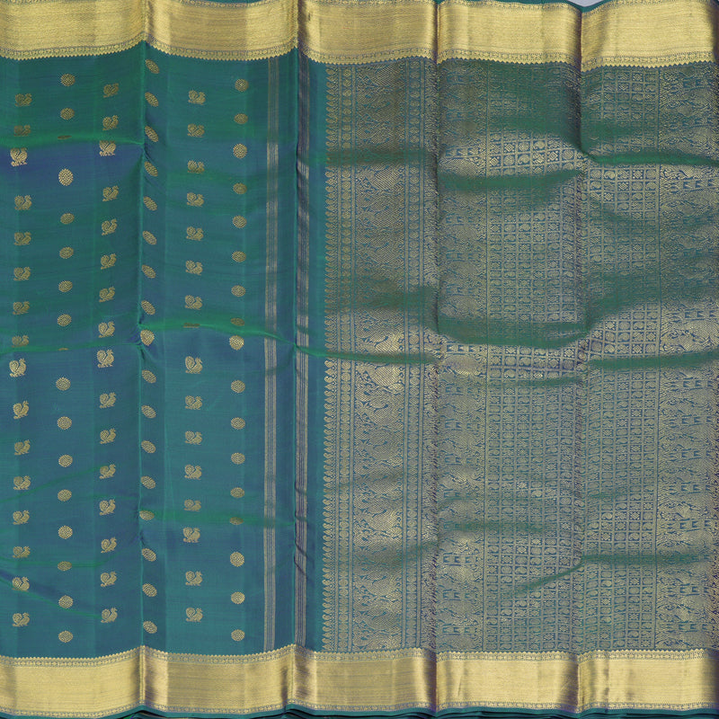 Hayagrivas Handloom Mayilkazhuthu Kanjivaram Silk Saree SSKBF39D2-1